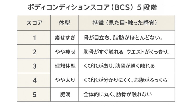 ボディコンディションスコア