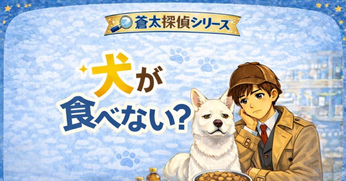 犬が食べない？原因と危険な症状・受診の目安【蒼太探偵シリーズ】｜佐倉市の動物病院なら若山動物病院