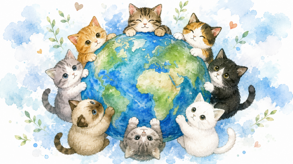 世界猫の日｜佐倉市の動物病院なら若山動物病院